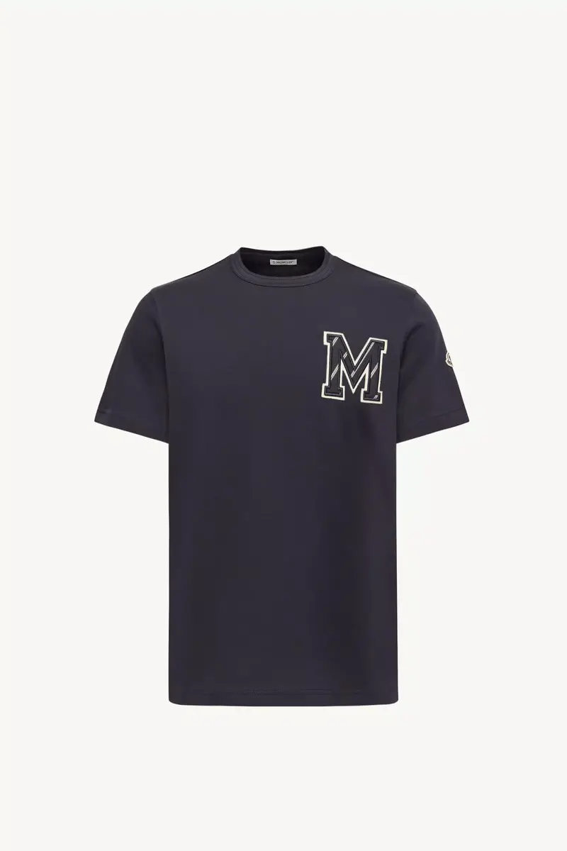 Moncler Cotton Jersey Monogram T-shirt | Thumbnail 2 Moncler Cotton Jersey Monogram T-shirt | Thumbnail 2