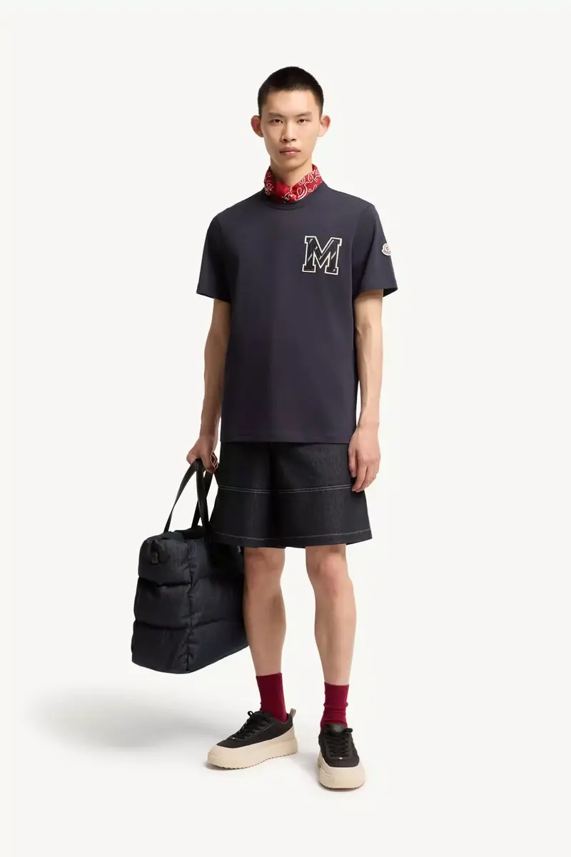 Moncler Cotton Jersey Monogram T-shirt | Thumbnail 3 Moncler Cotton Jersey Monogram T-shirt | Thumbnail 3