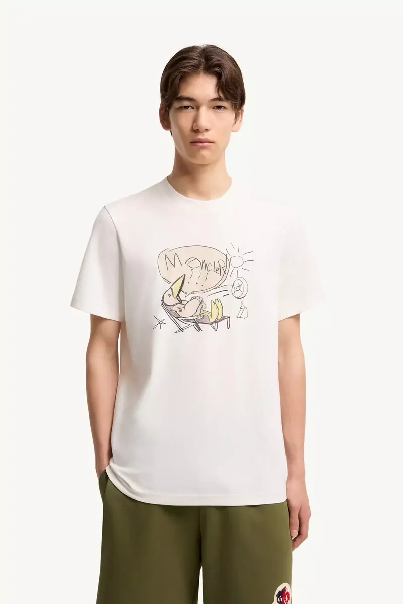 Moncler Monduck Cotton T-shirt | Thumbnail 5 Moncler Monduck Cotton T-shirt | Thumbnail 5
