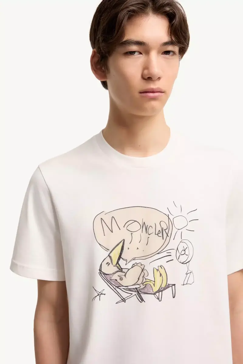 Moncler Monduck Cotton T-shirt | Thumbnail 7 Moncler Monduck Cotton T-shirt | Thumbnail 7