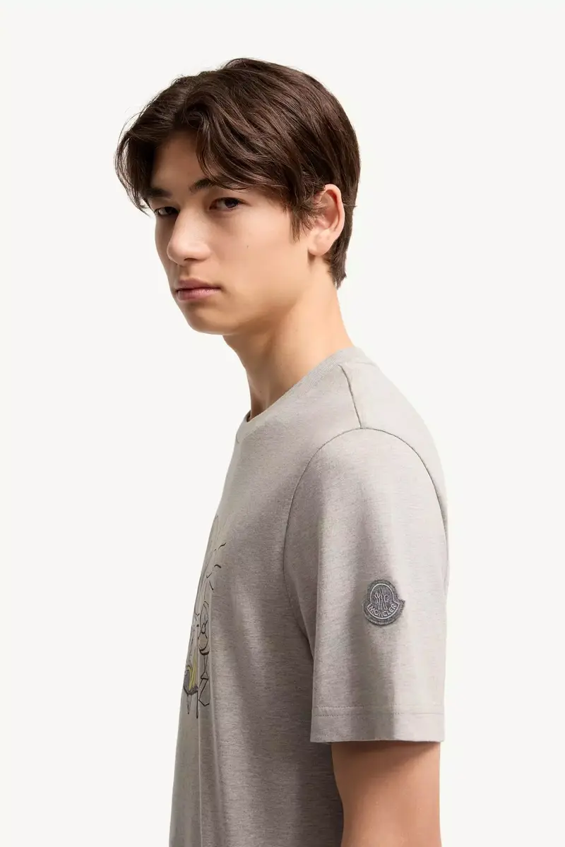 Moncler Monduck Cotton T-shirt | Thumbnail 4