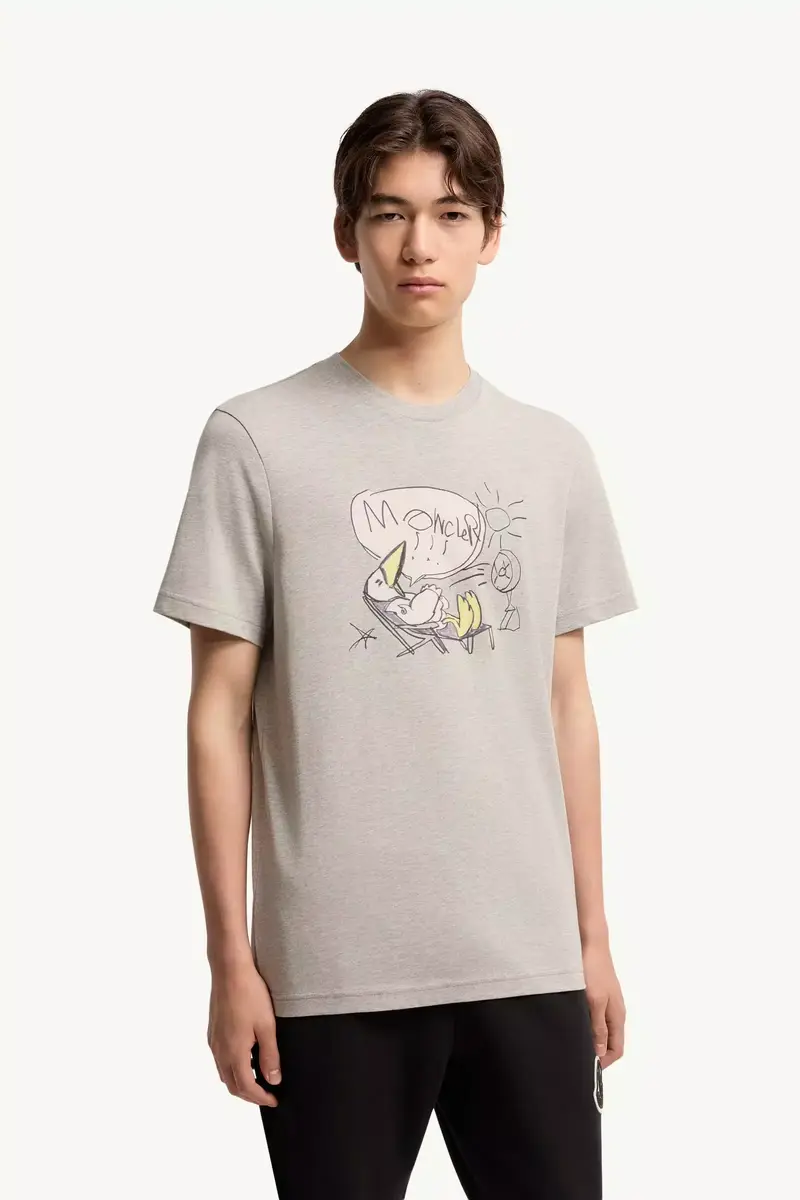Moncler Monduck Cotton T-shirt | Thumbnail 5