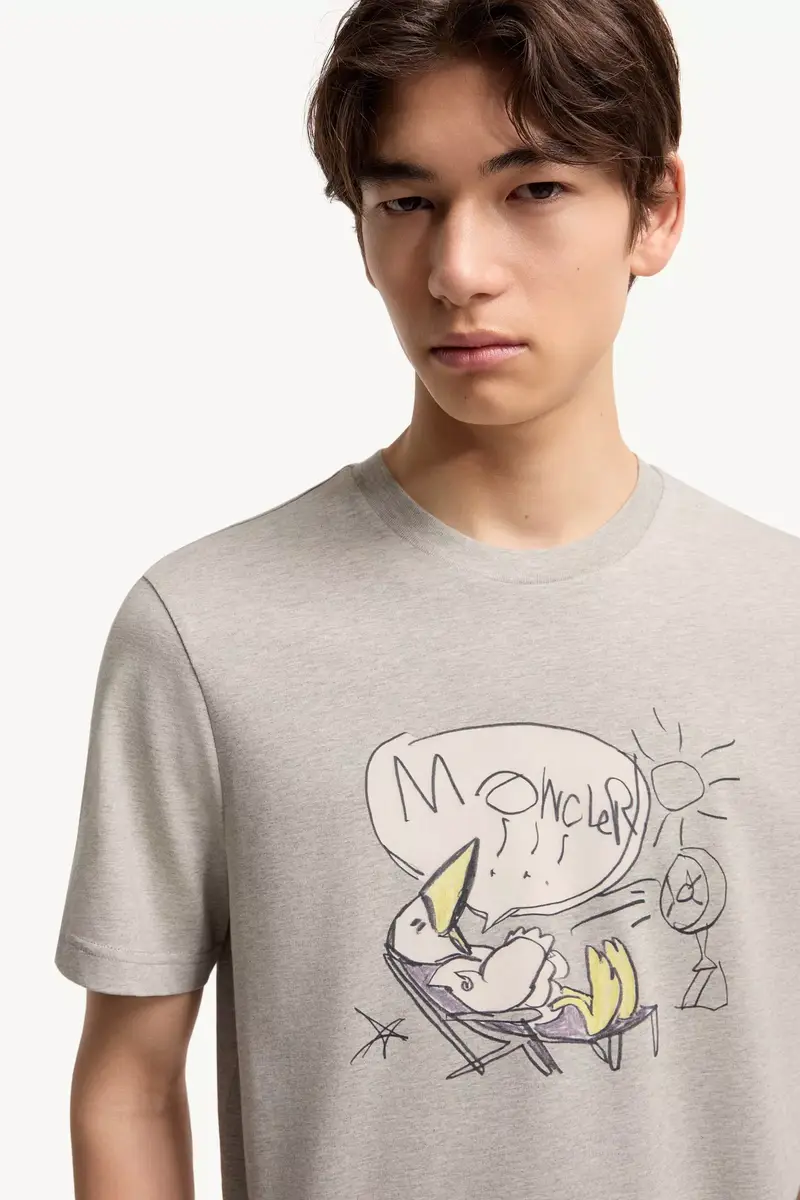 Moncler Monduck Cotton T-shirt | Thumbnail 7