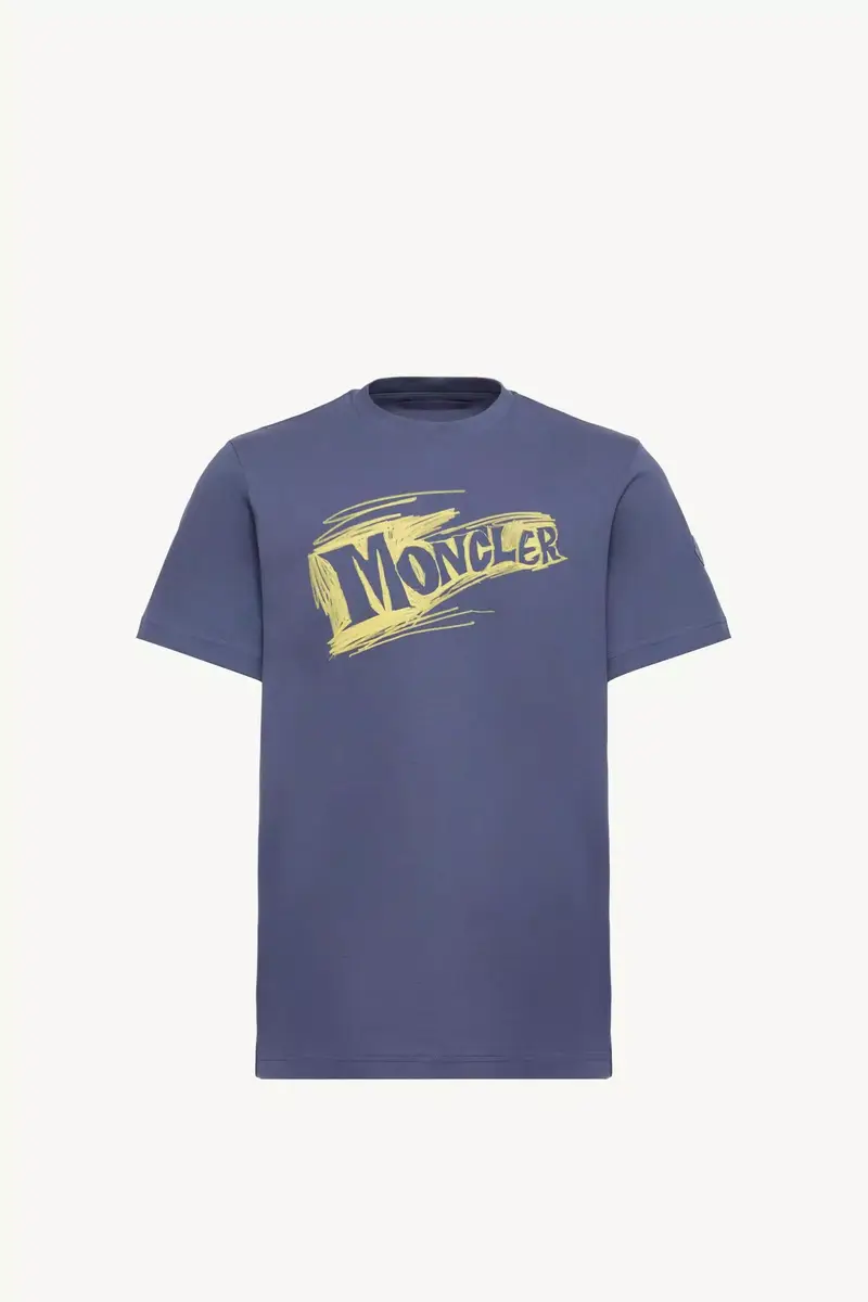 Moncler Sketch Logo Cotton T-shirt | Thumbnail 2 Moncler Sketch Logo Cotton T-shirt | Thumbnail 2
