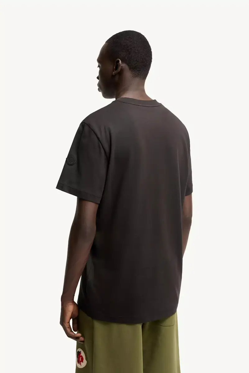 Moncler Sketch Logo Cotton T-shirt | Thumbnail 6 Moncler Sketch Logo Cotton T-shirt | Thumbnail 6