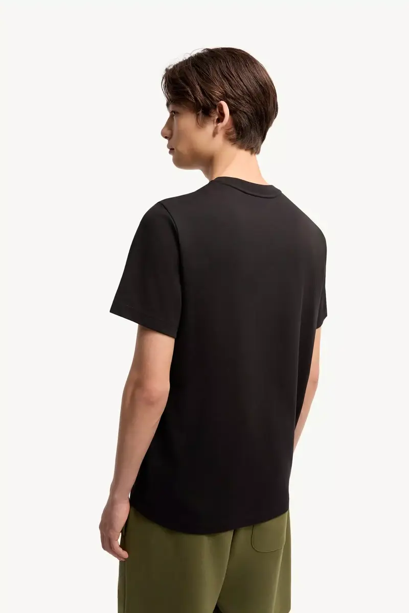 Moncler Cotton Jersey Logo Patch T-shirt | Thumbnail 5