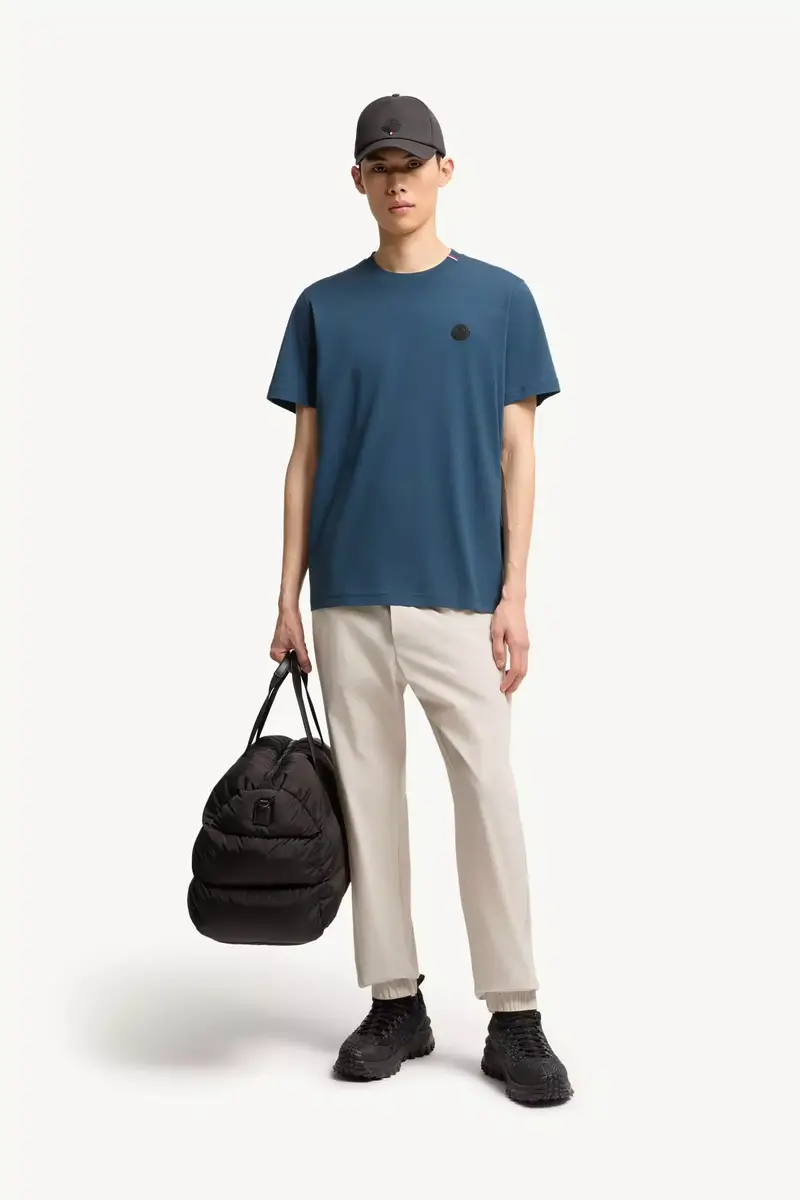 Moncler Logo Cotton T-shirt | Thumbnail 3 Moncler Logo Cotton T-shirt | Thumbnail 3