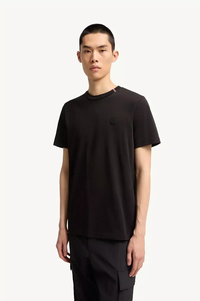 Moncler Logo Cotton T-shirt | Thumbnail 4 Moncler Logo Cotton T-shirt | Thumbnail 4