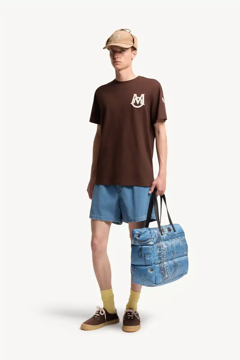 Moncler Monogram Cotton T-shirt | Thumbnail 3 Moncler Monogram Cotton T-shirt | Thumbnail 3