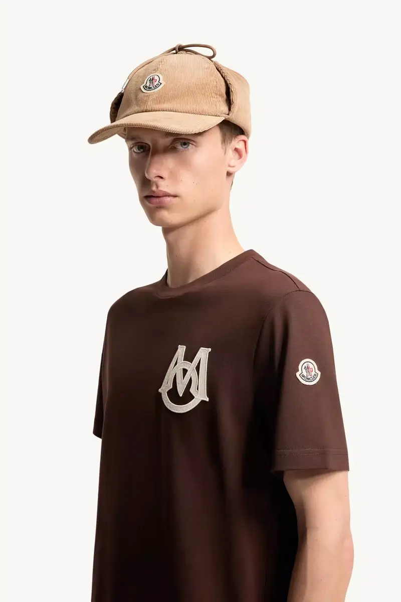 Moncler Monogram Cotton T-shirt | Thumbnail 4 Moncler Monogram Cotton T-shirt | Thumbnail 4