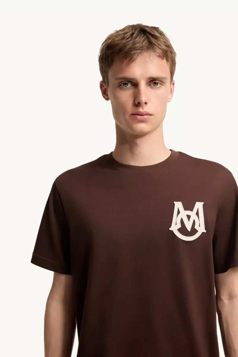 Moncler Monogram Cotton T-shirt | Thumbnail 7 Moncler Monogram Cotton T-shirt | Thumbnail 7