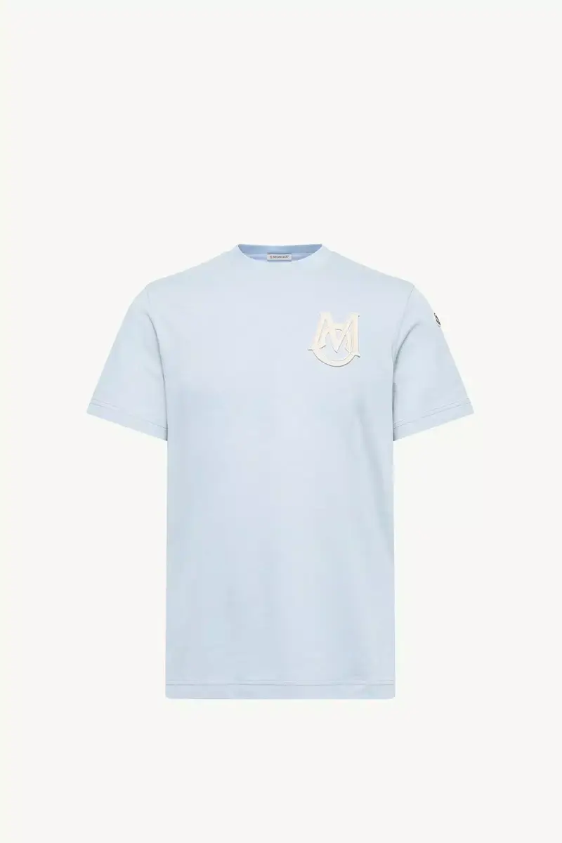 Moncler Monogram Cotton T-shirt | Thumbnail 2 Moncler Monogram Cotton T-shirt | Thumbnail 2