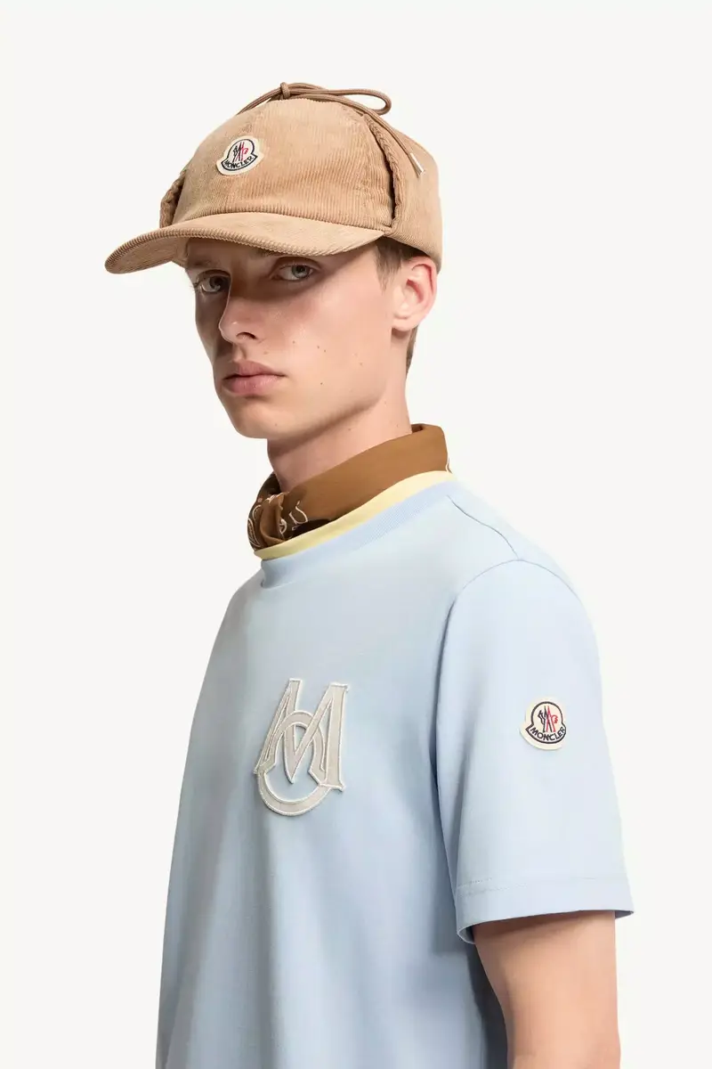 Moncler Monogram Cotton T-shirt | Thumbnail 4 Moncler Monogram Cotton T-shirt | Thumbnail 4