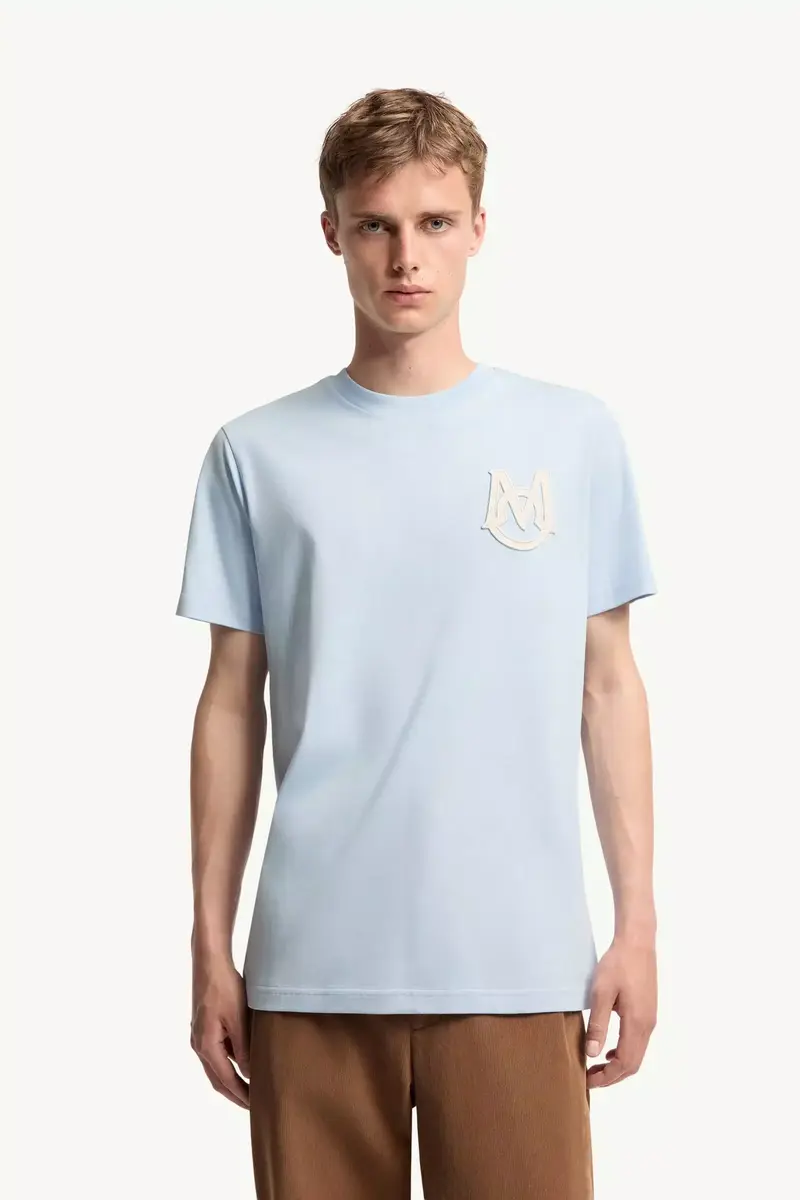 Moncler Monogram Cotton T-shirt | Thumbnail 5 Moncler Monogram Cotton T-shirt | Thumbnail 5