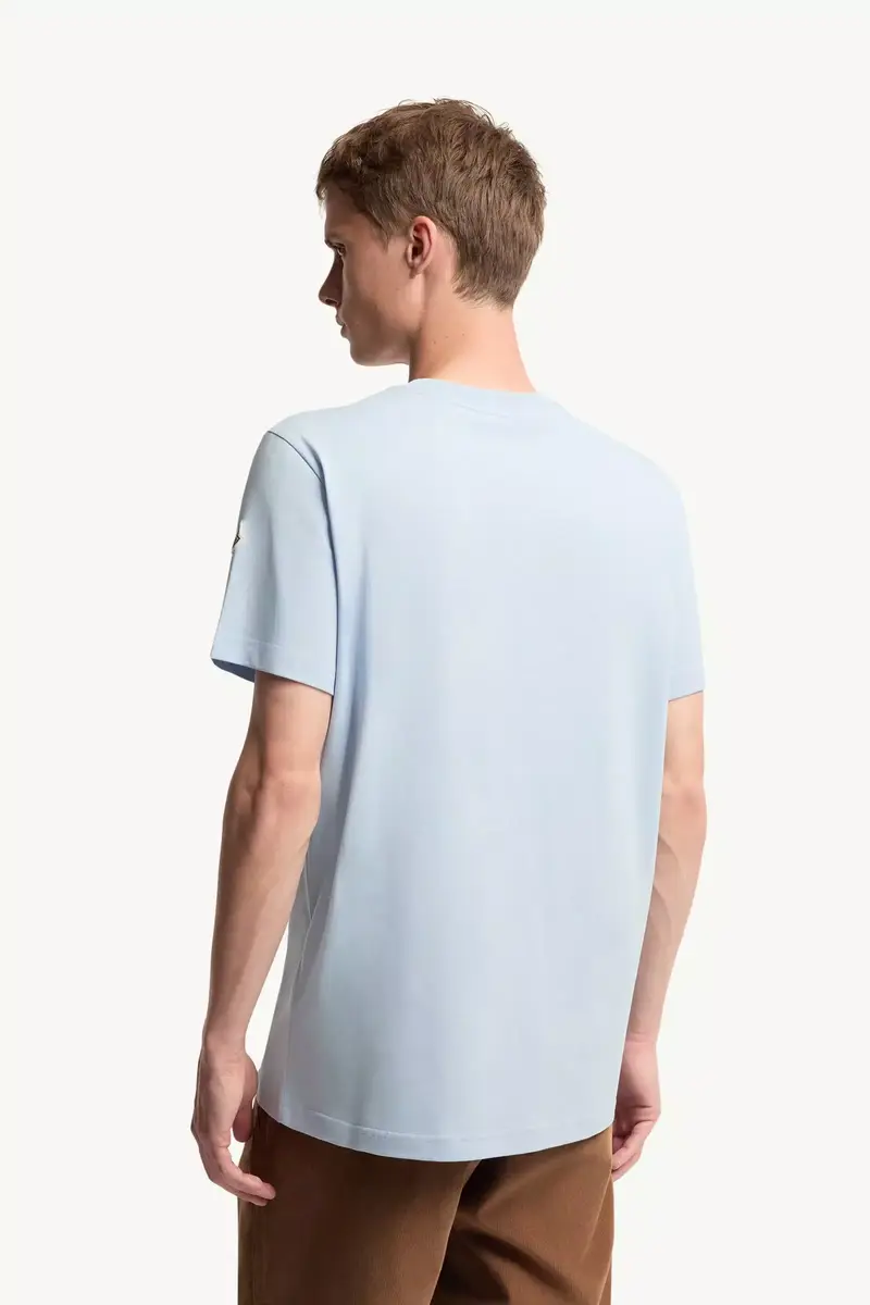 Moncler Monogram Cotton T-shirt | Thumbnail 6 Moncler Monogram Cotton T-shirt | Thumbnail 6