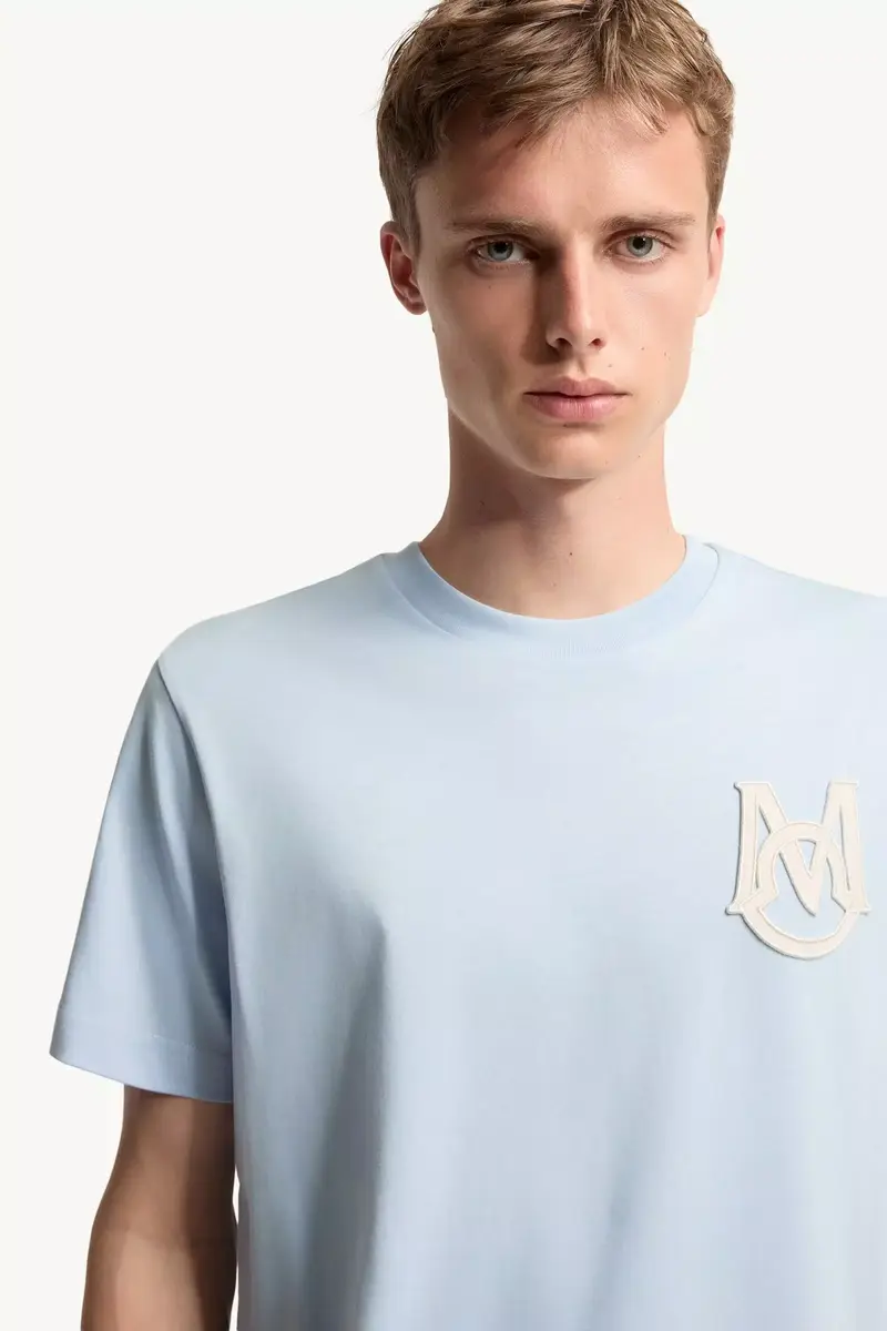 Moncler Monogram Cotton T-shirt | Thumbnail 7 Moncler Monogram Cotton T-shirt | Thumbnail 7