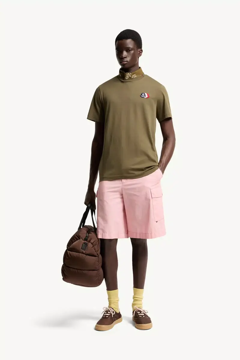 Moncler Logo Cotton T-shirt | Thumbnail 3