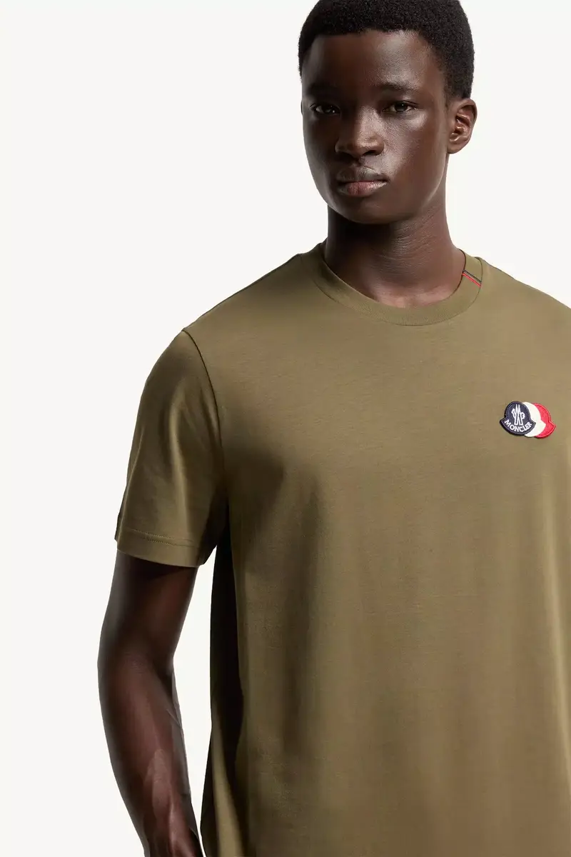 Moncler Logo Cotton T-shirt | Thumbnail 7