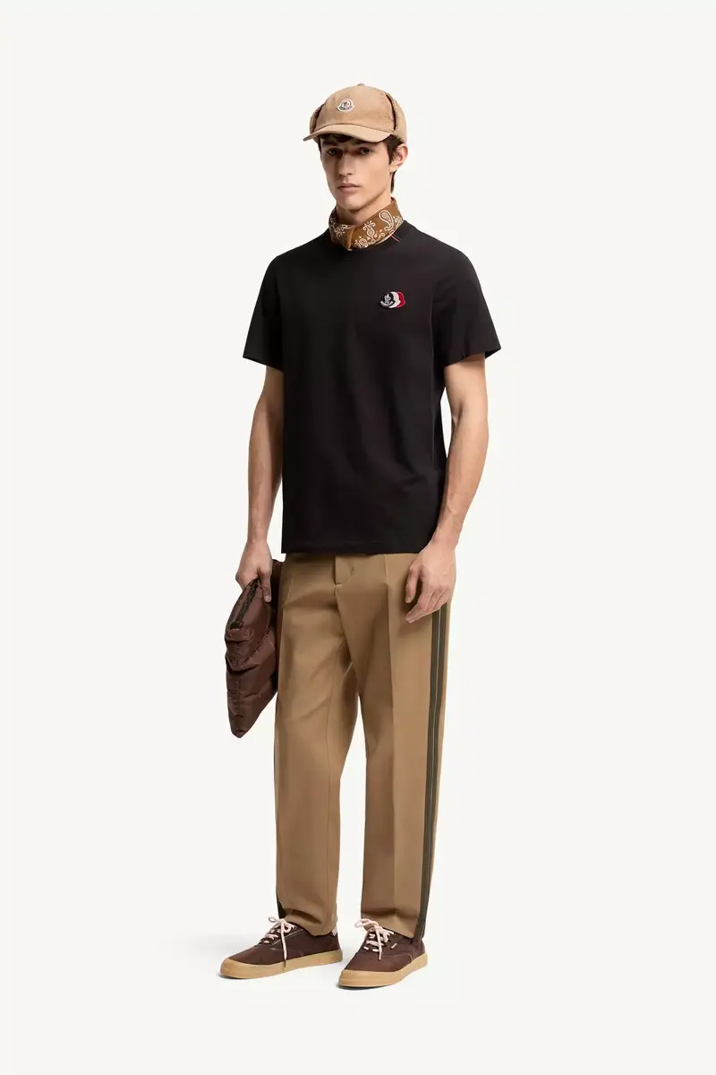 Moncler Logo Cotton T-shirt | Thumbnail 2 Moncler Logo Cotton T-shirt | Thumbnail 2