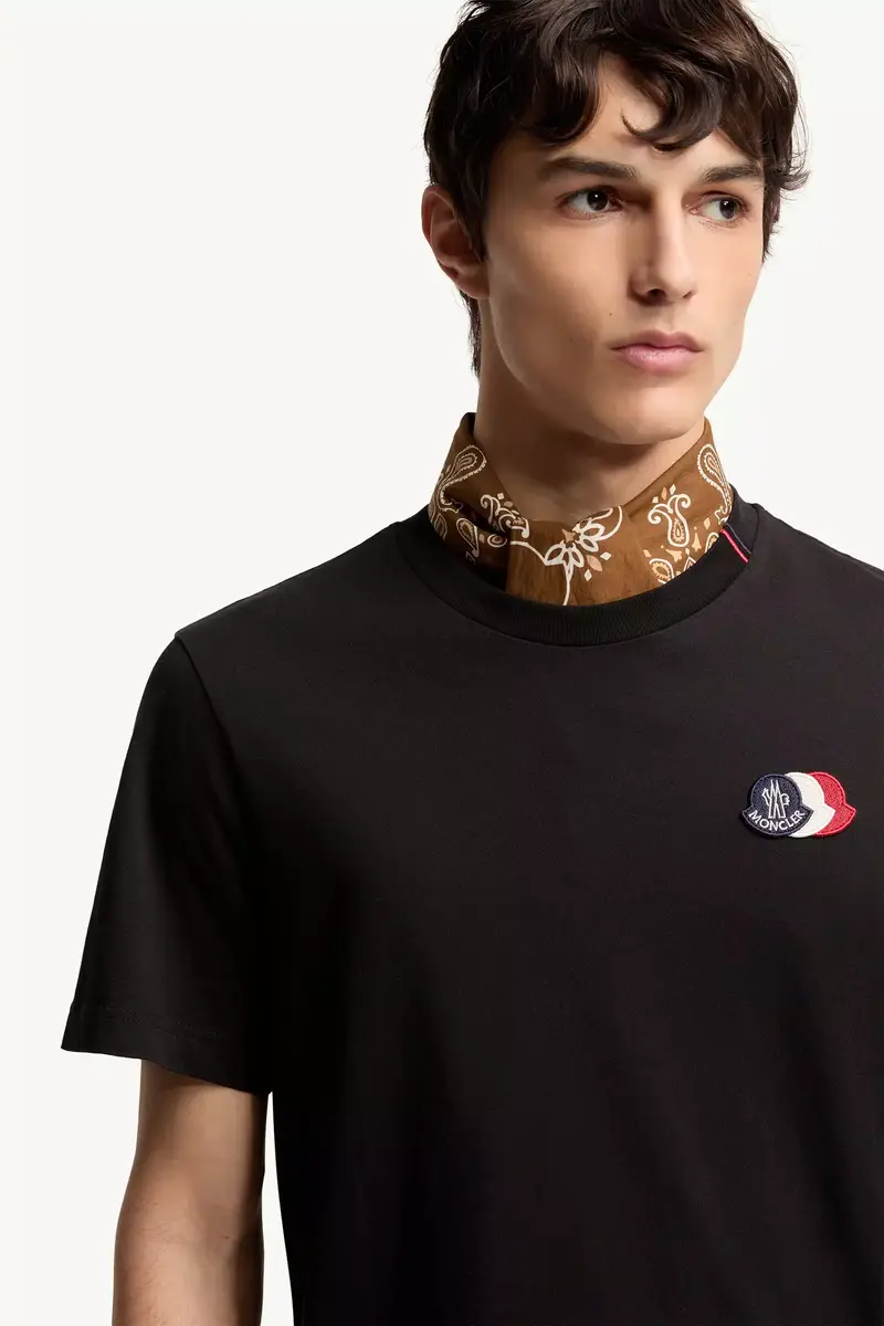 Moncler Logo Cotton T-shirt | Thumbnail 6 Moncler Logo Cotton T-shirt | Thumbnail 6