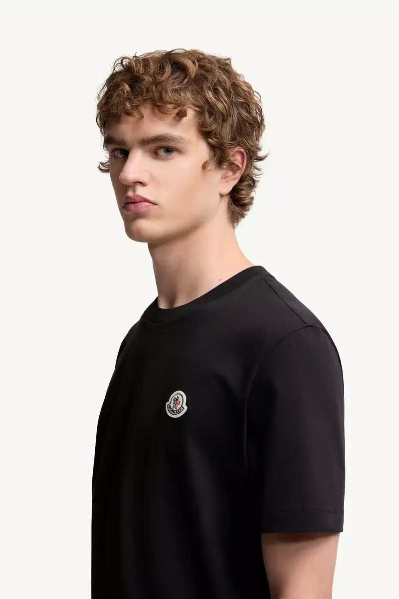Moncler Logo Patch Cotton T-shirt (pack Of Three) | Thumbnail 4 Moncler Logo Patch Cotton T-shirt (pack Of Three) | Thumbnail 4
