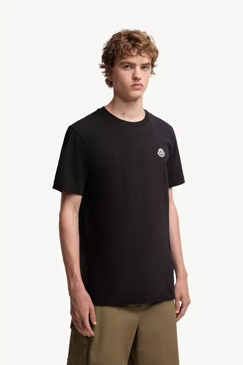 Moncler Logo Patch Cotton T-shirt (pack Of Three) | Thumbnail 5 Moncler Logo Patch Cotton T-shirt (pack Of Three) | Thumbnail 5