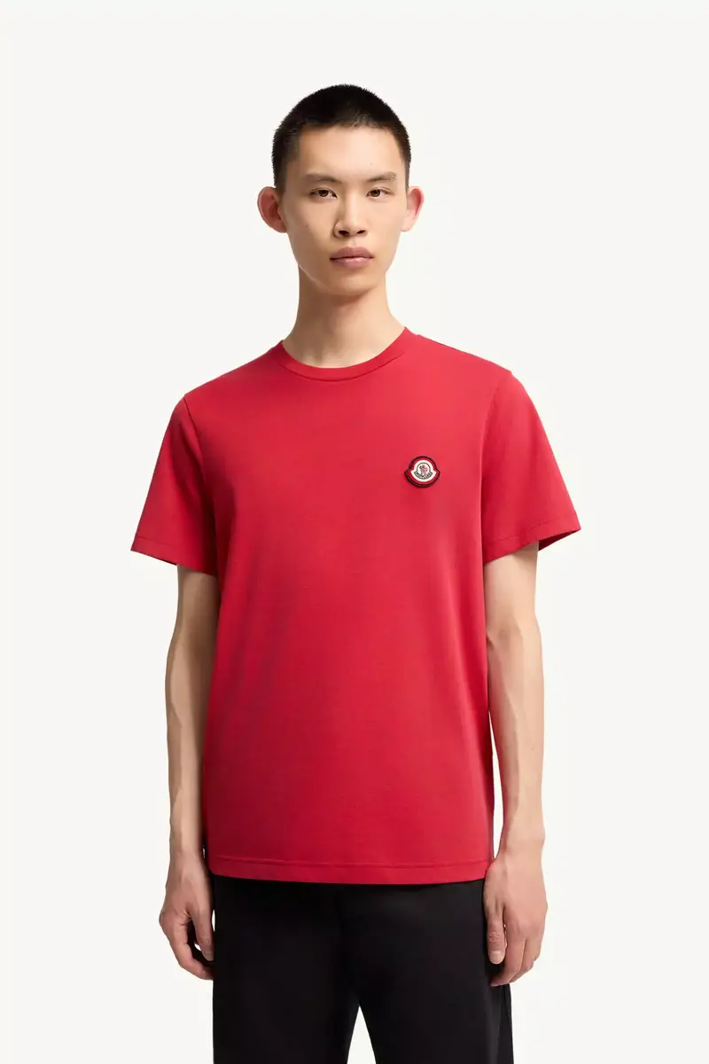 Moncler Logo Cotton Jersey T-shirt | Thumbnail 5