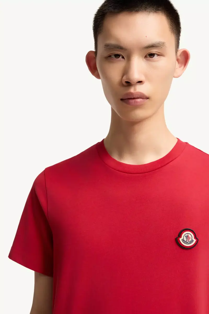 Moncler Logo Cotton Jersey T-shirt | Thumbnail 7