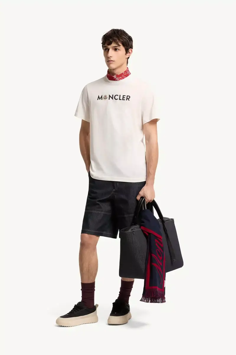 Moncler Logo Cotton T-shirt | Thumbnail 2 Moncler Logo Cotton T-shirt | Thumbnail 2
