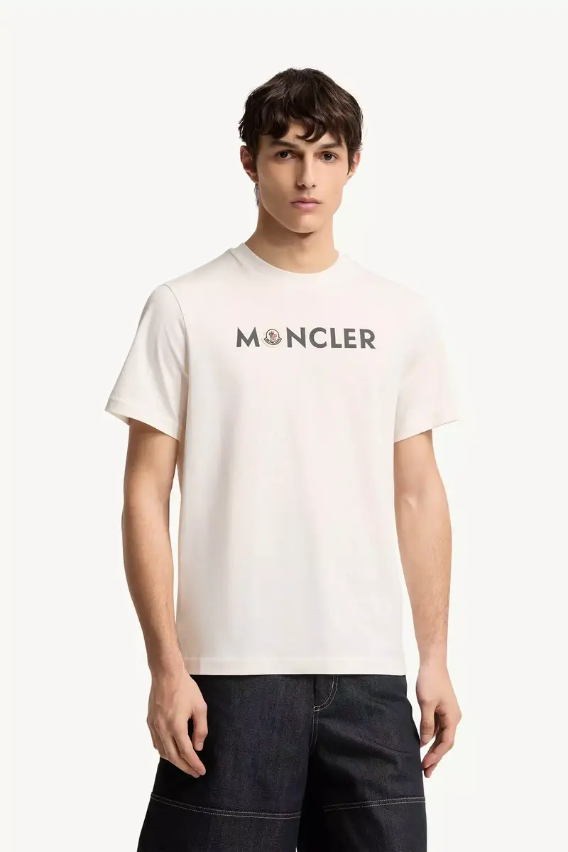 Moncler Logo Cotton T-shirt | Thumbnail 4 Moncler Logo Cotton T-shirt | Thumbnail 4