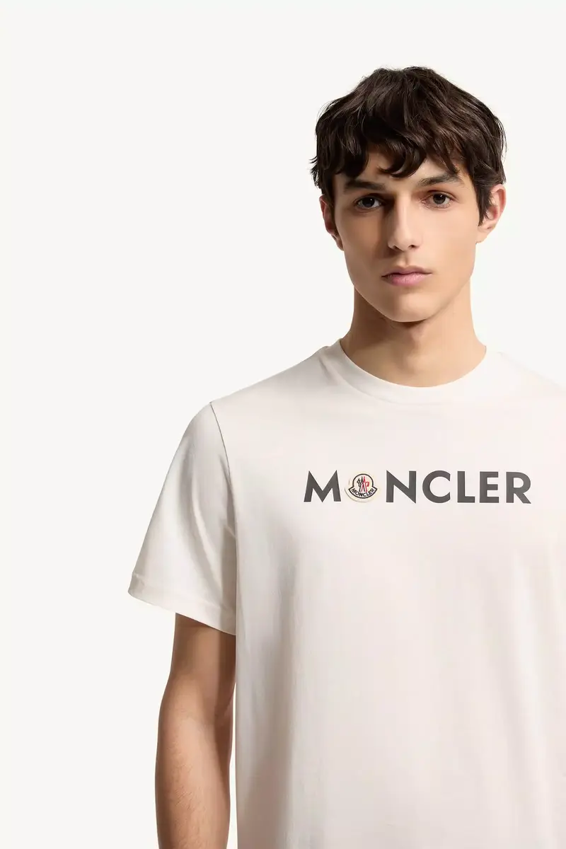 Moncler Logo Cotton T-shirt | Thumbnail 6 Moncler Logo Cotton T-shirt | Thumbnail 6