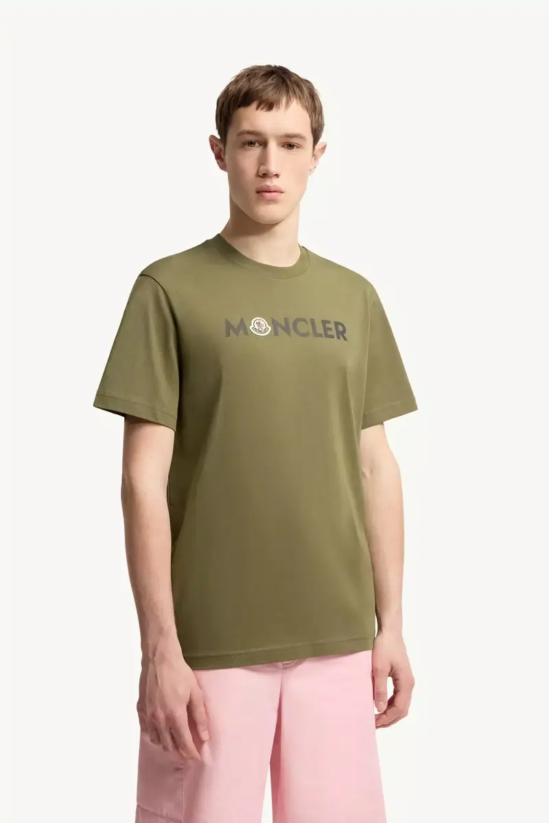 Moncler Logo Cotton T-shirt | Thumbnail 5