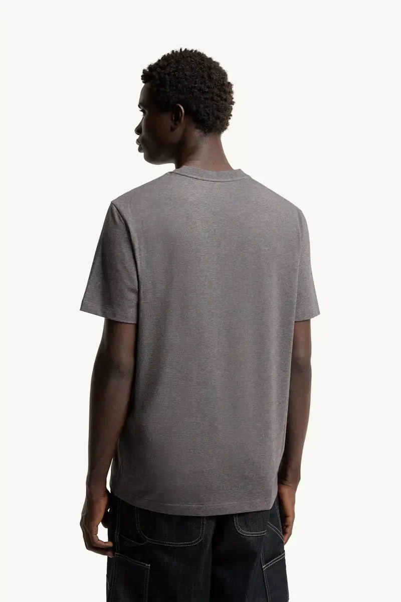 Moncler Logo Cotton T-shirt | Thumbnail 6 Moncler Logo Cotton T-shirt | Thumbnail 6