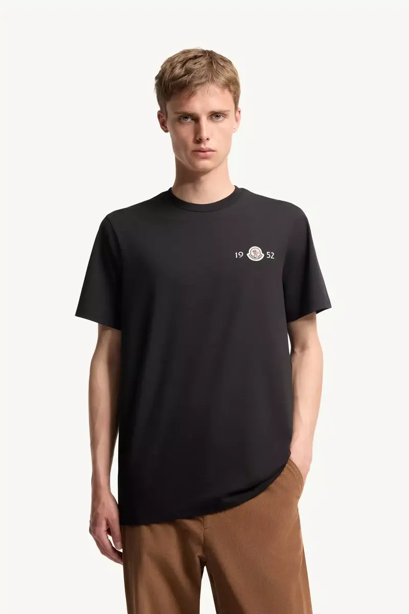 Moncler Logo Cotton T-shirt | Thumbnail 4 Moncler Logo Cotton T-shirt | Thumbnail 4