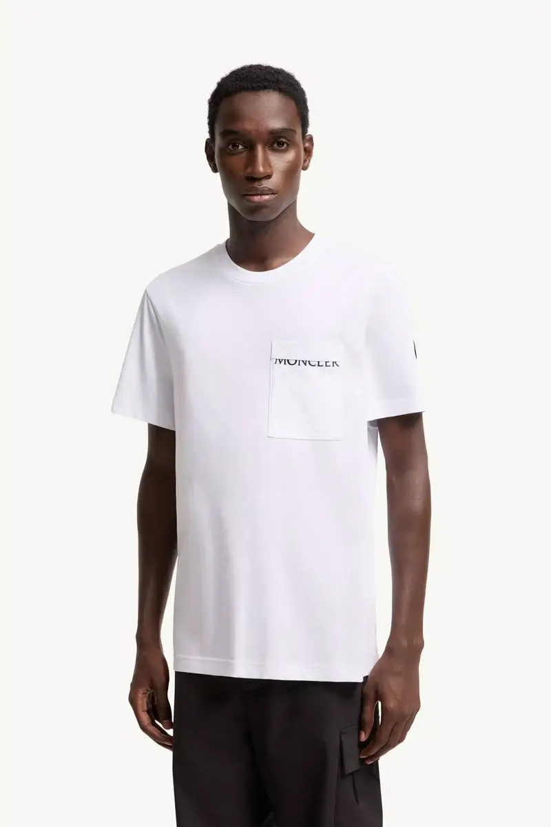 Moncler Logo Cotton Jersey T-shirt | Thumbnail 4 Moncler Logo Cotton Jersey T-shirt | Thumbnail 4