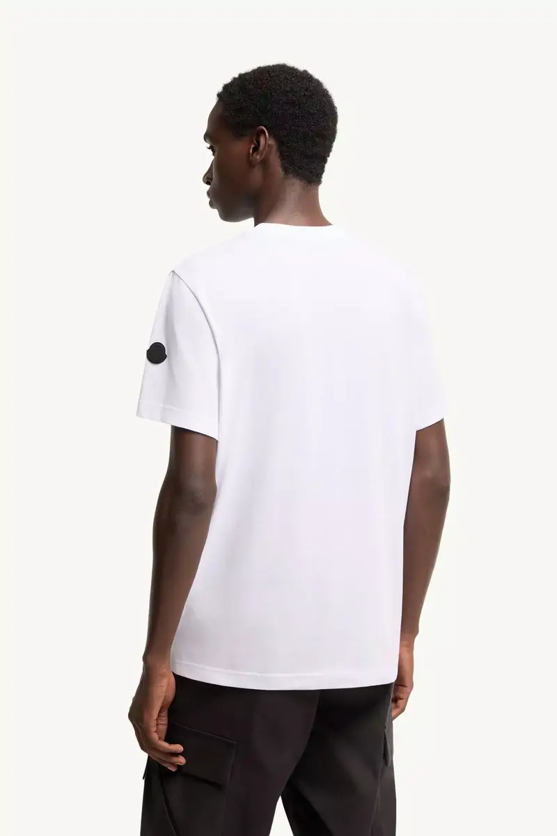 Moncler Logo Cotton Jersey T-shirt | Thumbnail 5 Moncler Logo Cotton Jersey T-shirt | Thumbnail 5