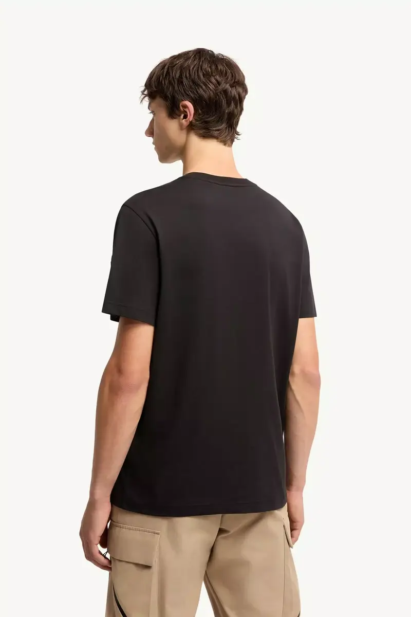 Moncler Logo Cotton Jersey T-shirt | Thumbnail 5