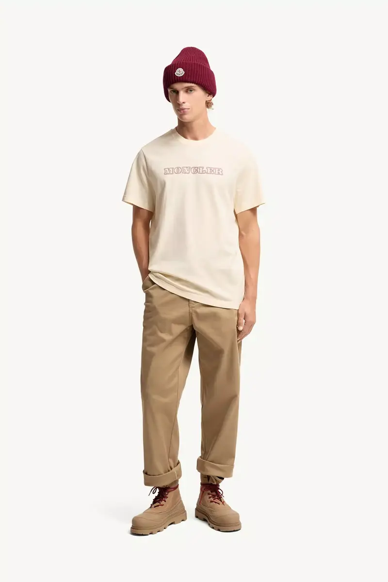 Moncler Logo Cotton Jersey T-shirt | Thumbnail 3 Moncler Logo Cotton Jersey T-shirt | Thumbnail 3