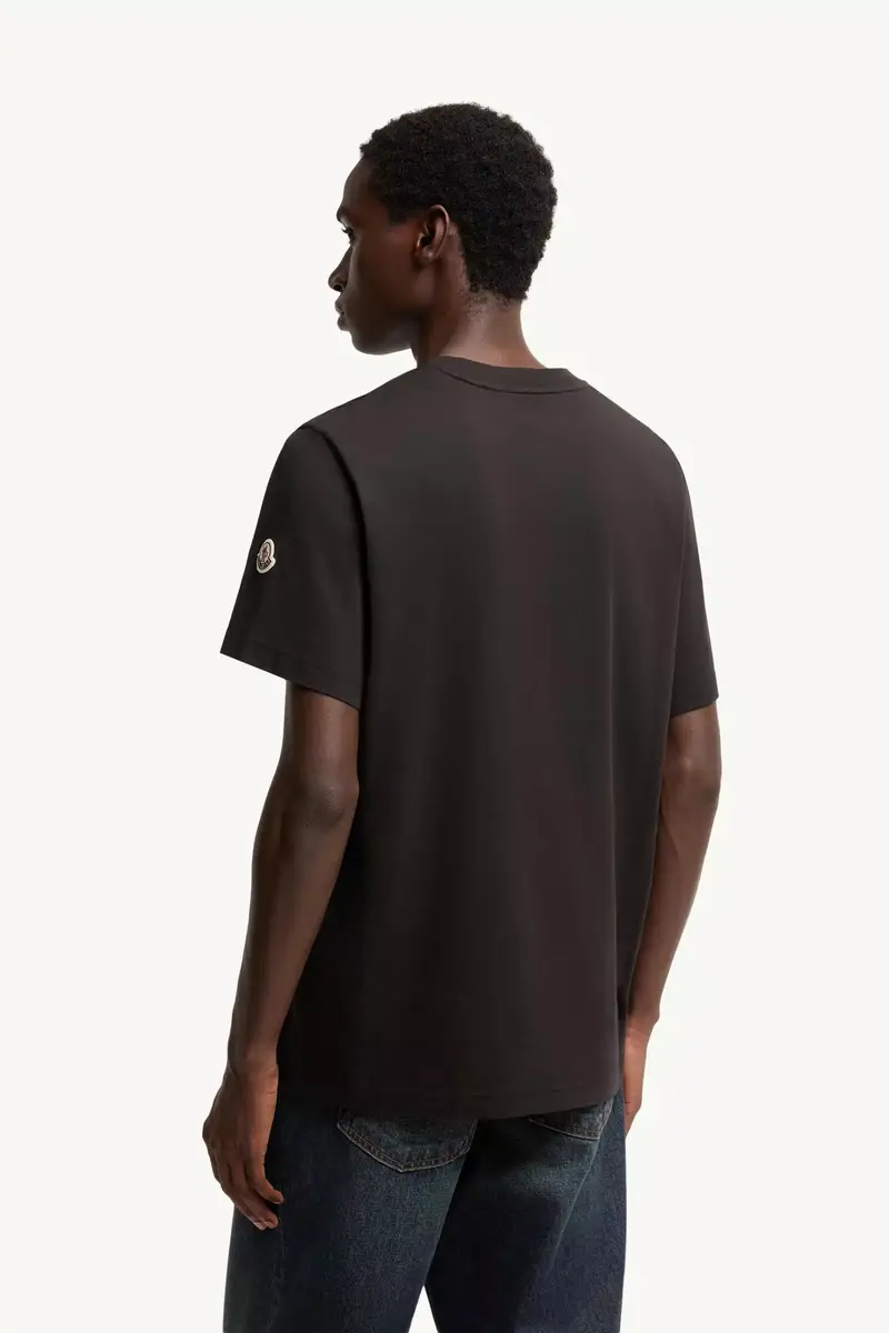Moncler Logo Cotton Jersey T-shirt | Thumbnail 6