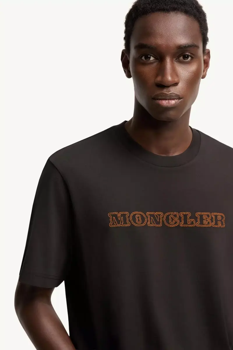 Moncler Logo Cotton Jersey T-shirt | Thumbnail 7
