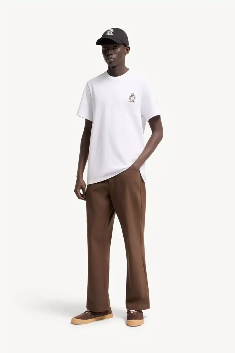 Moncler Logo Cotton T-shirt | Thumbnail 2