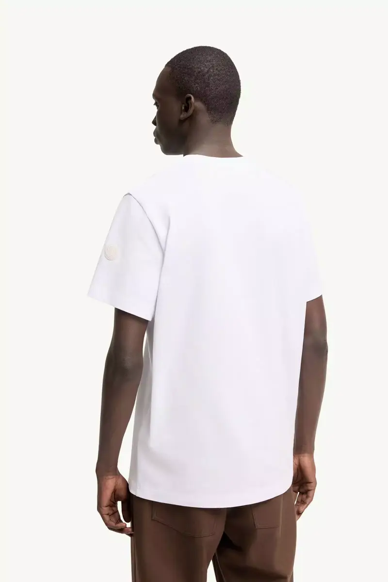 Moncler Logo Cotton T-shirt | Thumbnail 5