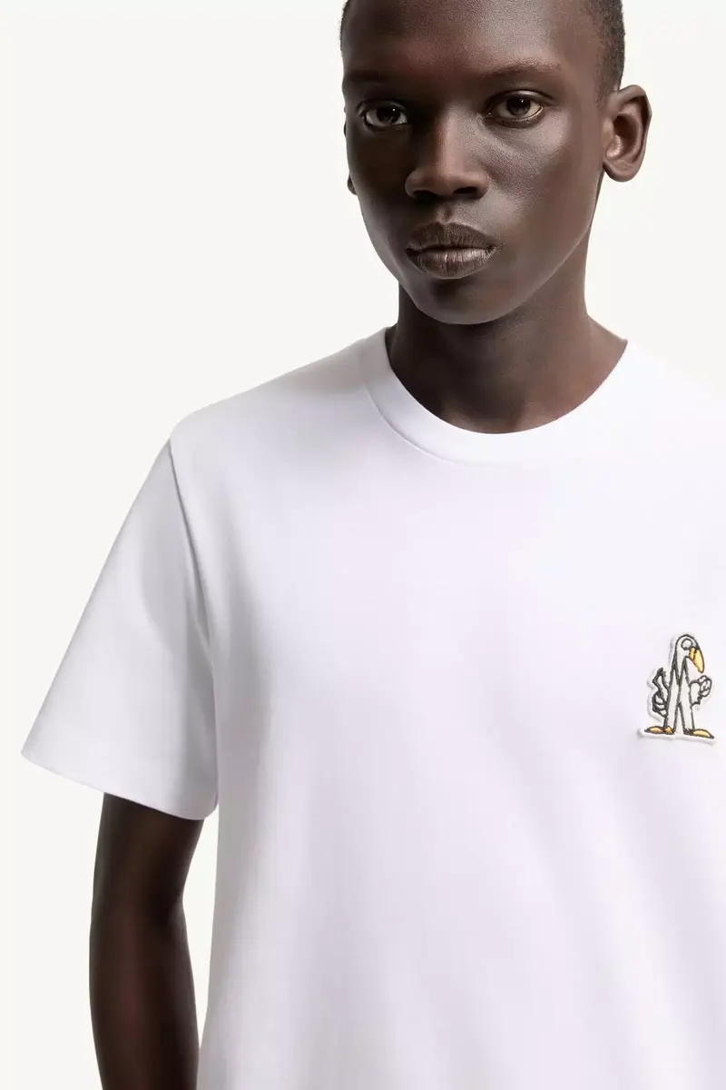 Moncler Logo Cotton T-shirt | Thumbnail 6