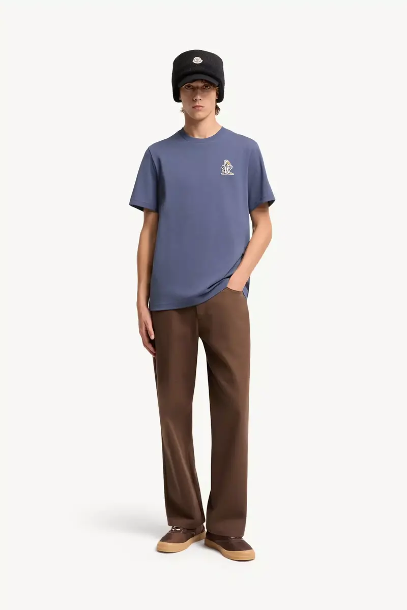Moncler Logo Cotton T-shirt | Thumbnail 3 Moncler Logo Cotton T-shirt | Thumbnail 3