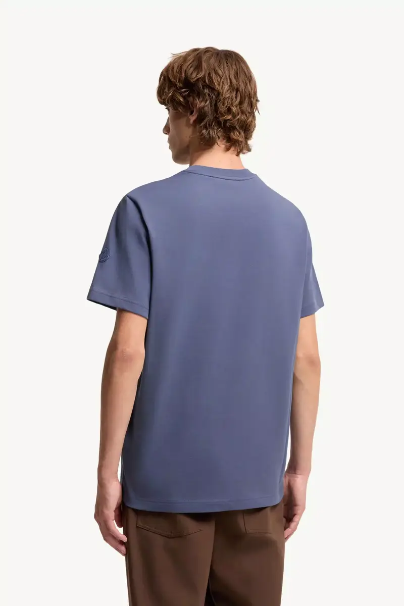 Moncler Logo Cotton T-shirt | Thumbnail 6 Moncler Logo Cotton T-shirt | Thumbnail 6
