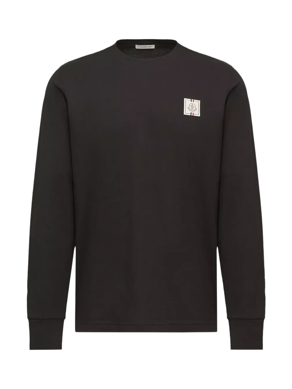 Tricolor Logo Long Sleeve Cotton T-shirt