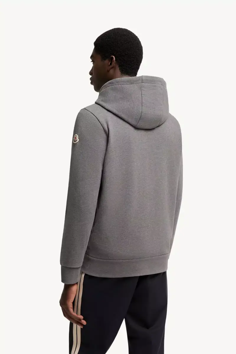 Moncler Monogram Cotton Zip-up Hoodie | Thumbnail 6 Moncler Monogram Cotton Zip-up Hoodie | Thumbnail 6