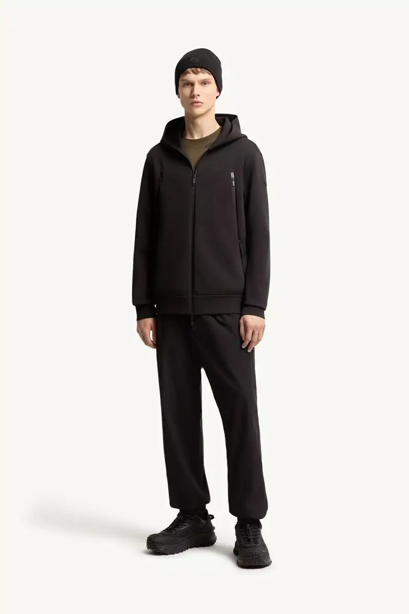 Moncler Cotton Blend Zip-up Hoodie | Thumbnail 3 Moncler Cotton Blend Zip-up Hoodie | Thumbnail 3