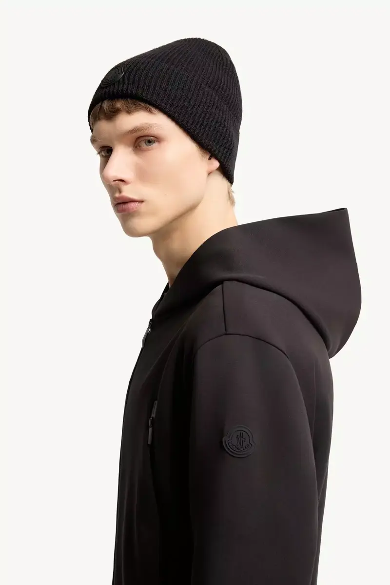 Moncler Cotton Blend Zip-up Hoodie | Thumbnail 4 Moncler Cotton Blend Zip-up Hoodie | Thumbnail 4