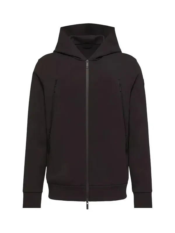 Cotton Blend Zip-up Hoodie